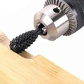 5PCS Rotary Burr Set for Carving and Grinding, Working Rotary File Tools for DIY Projects and Crafts(Black)
