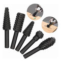 5PCS Rotary Burr Set for Carving and Grinding, Working Rotary File Tools for DIY Projects and Crafts(Black)
