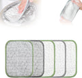 Multipurpose Wire Dishwashing Cloth, 2025 Upgraded Double-Sided Cleaning Cloth, Silver Stainless Steel Cloth and Multi-Layer Cotton Thread, Metal Scrubbing Pads Sponge Cloths for Home Kitchen (5)