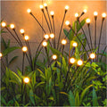 TONULAX Solar Garden Lights - Upgraded Solar Swaying Light, Sway by Wind, Outdoor Lights, Yard Patio Pathway Decoration, High Flexibility Iron Wire & Heavy Bulb Base, Warm White(2 Pack)