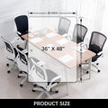 Kuyal Clear Chair mat for Hard Floors 36 x 48 inches Transparent Floor Mats Wood/Tile Protection Mat for Office & Home (36" X 48" Rectangle)