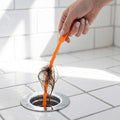 Forlivese 4 Pack 25 Inch Drain Snake,Drain Clog Remover,Sink Snake for Sewer Kitchen Sink Bathroom Tub Toilet Clogged Drains Relief Cleaning Tool