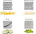 KitchenAid Gourmet 4-Sided Stainless Steel Box Grater for Fine, Medium and Coarse Grate, and Slicing, Detachable 3 Cup Storage Container and Measurment Markings, Dishwasher Safe, 10 inches tall, Black