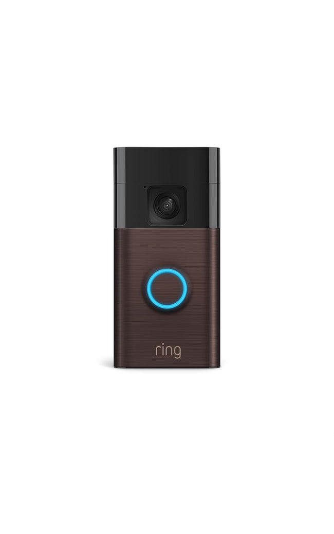 Ring Battery Doorbell, Home or business security with Head-to-Toe video, Live View with Two-Way Talk, and Motion Detection & Alerts, Venetian Bronze