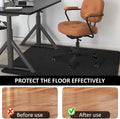 Office Chair Mat for Hardwood Floor&Tile,55"x35" Anti-Slip Desk Chair Mat,Low-Pile Mat,Multi-Purpose Hardwood Floor Protector for Office,Home (Black, 35 * 47IN)