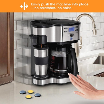 Aieve Appliance Slider, 24 Pcs Small Appliance Rollers Kitchen Gadgets, Self Adhesive Caster Wheels Kitchen Finds Home Must Have Countertop Accessories for Mixer Coffee Maker Air Fryer
