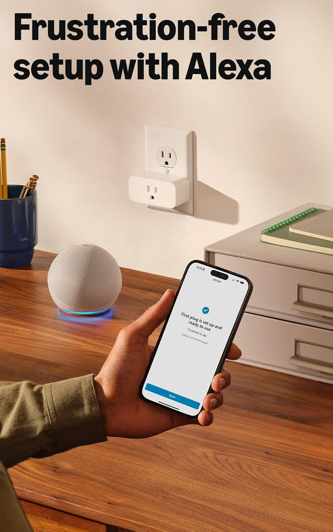 Smart Plug, Works with Alexa, Simple Setup, Endless Possibilities