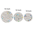 Large DIY Handprint Stepping Stone Kit, Mother's Day Gift, Footprint Stepping Stone (10 Inch + Stamp Set)