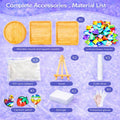 GHAHILI 3 Sets DIY Glass Mosaic Tiles for Crafts with Wooden Coasters Mosaic Kits for Adults Women Mosaic Art Kits Craft Mixed Color Handmade Making Kit Set Decorations for Home Gifts