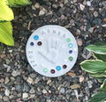 Large DIY Stepping Stone Kit, Handprint Stepping Stone, Mother's Day Gift, Footprint Stepping Stone (10 Inch)